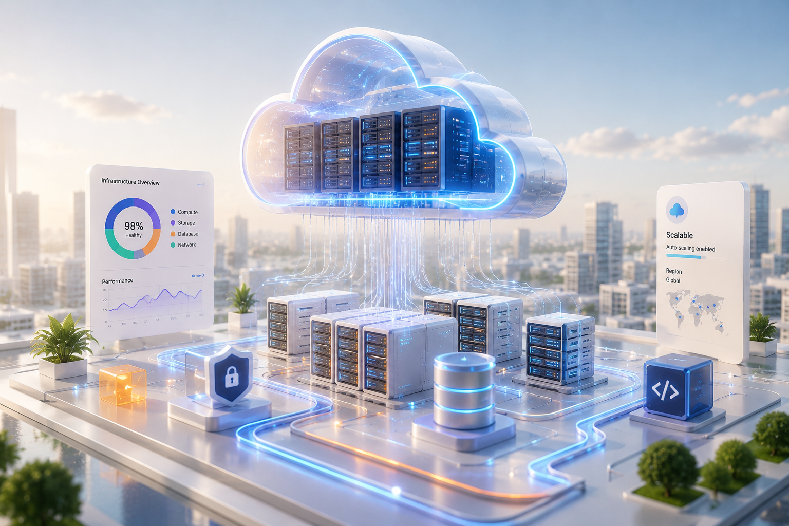 Cloud infrastructure and enterprise computing